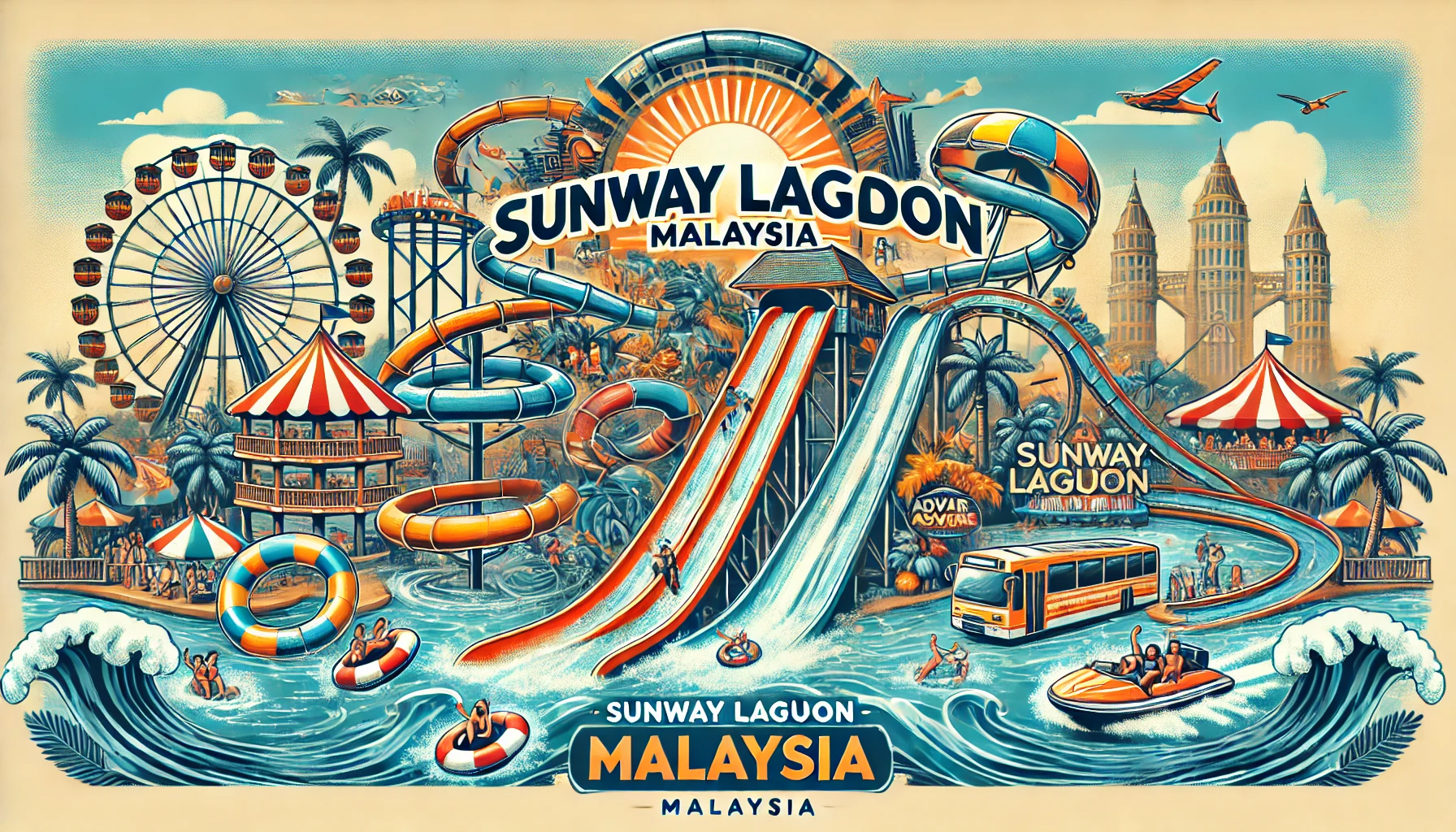 Sunway Lagoon Malaysia: Destinasi Wisata Terbaik untuk Liburan Seru