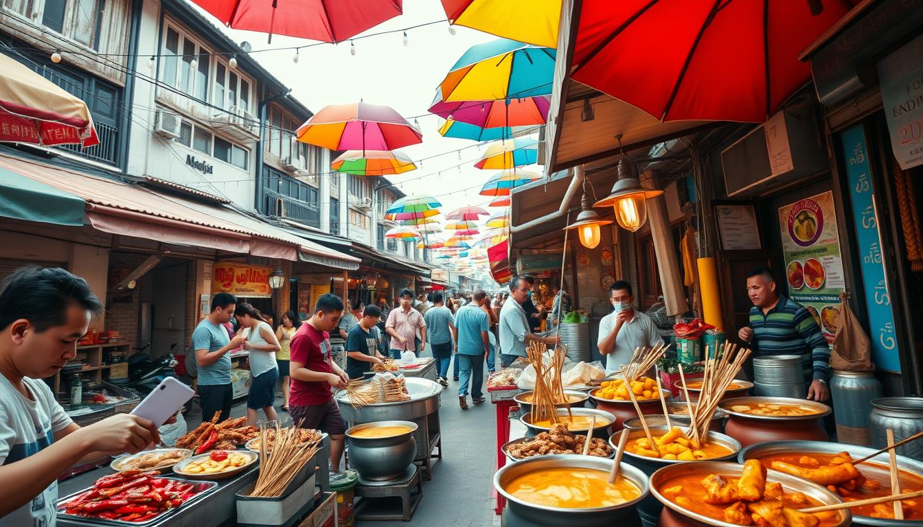 kuliner street food di malaysia