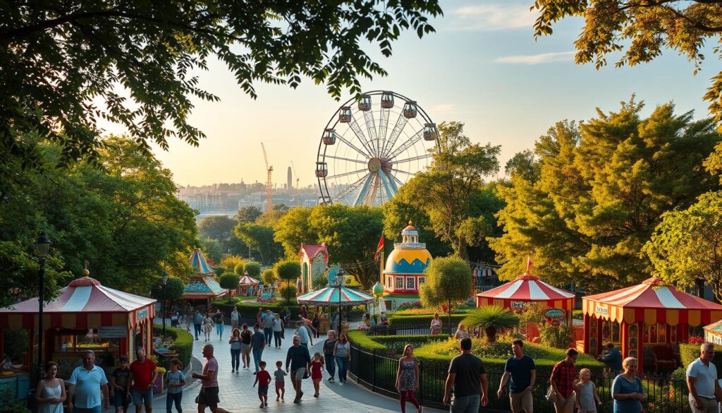 Taman Hiburan di Madrid