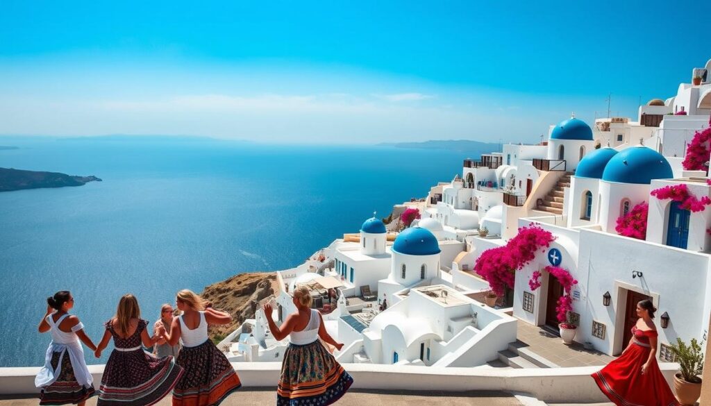 budaya Santorini