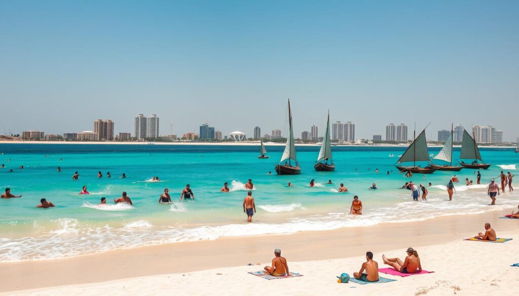 aktivitas pantai di Bahrain