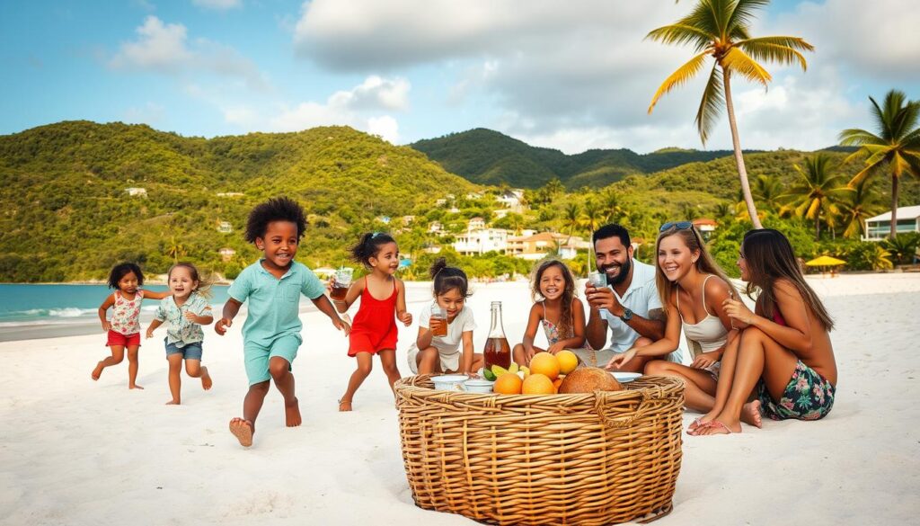 aktivitas keluarga di Grenada
