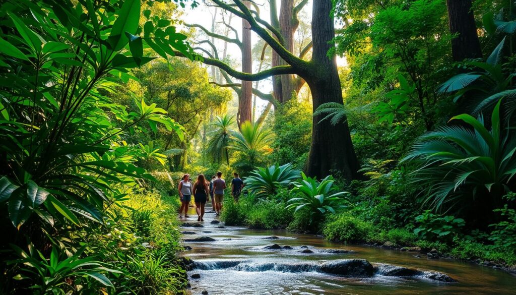 ekowisata di hutan hujan