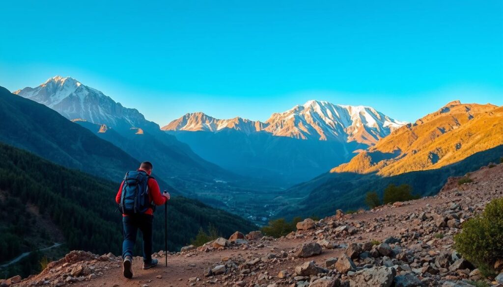 Hiking di Pegunungan Atlas