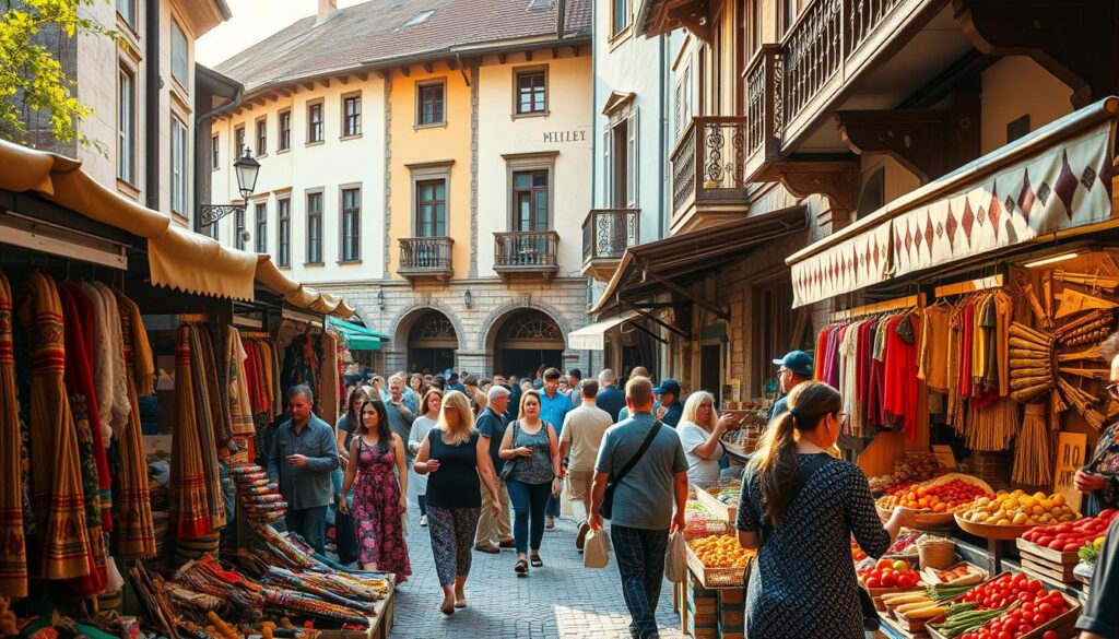 pasar tradisional di Rumania pasar tradisional di Rumania