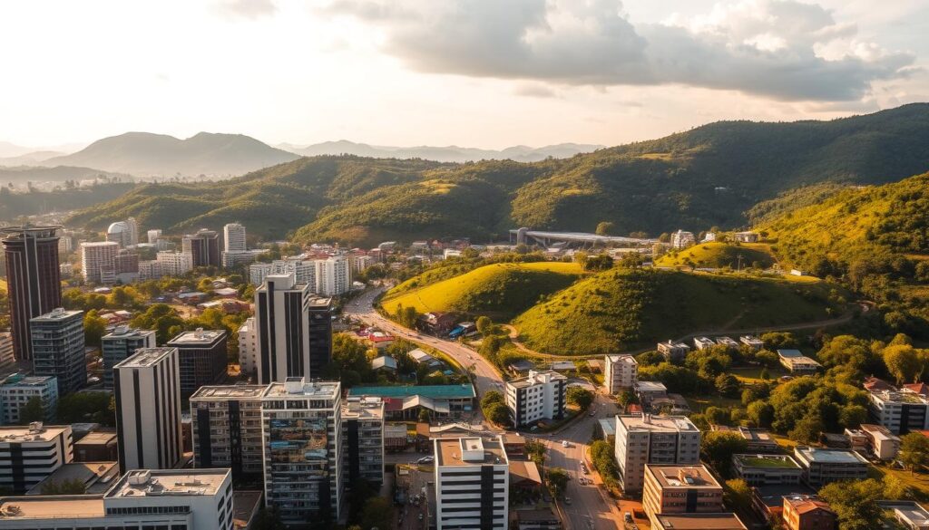 Pemandangan Kota Kigali Pemandangan Kota Kigali