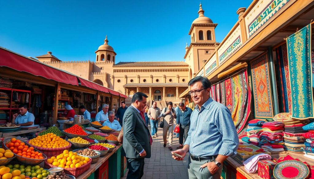 Pasar Tradisional di Turkmenistan