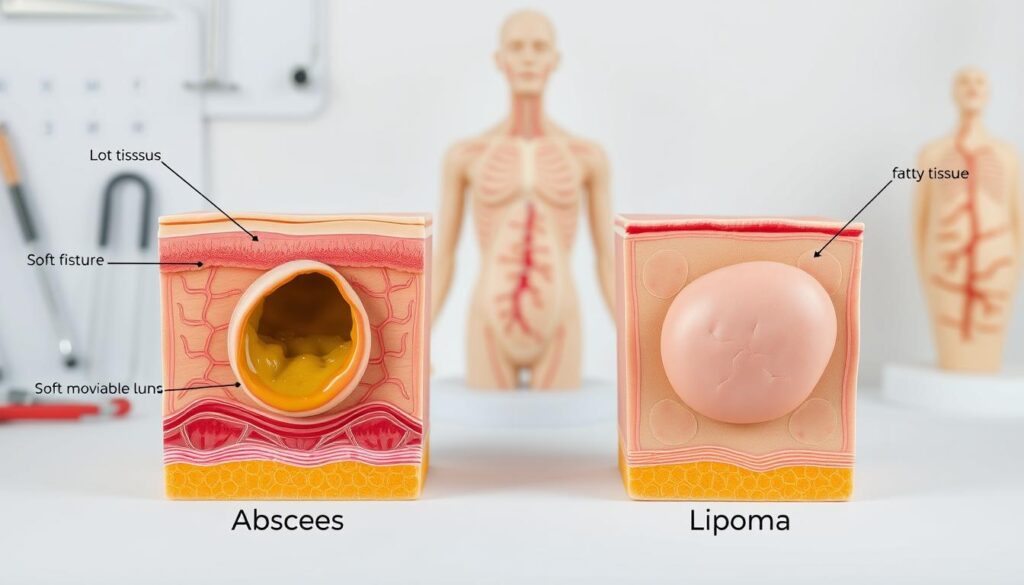 perbedaan abses dan lipoma